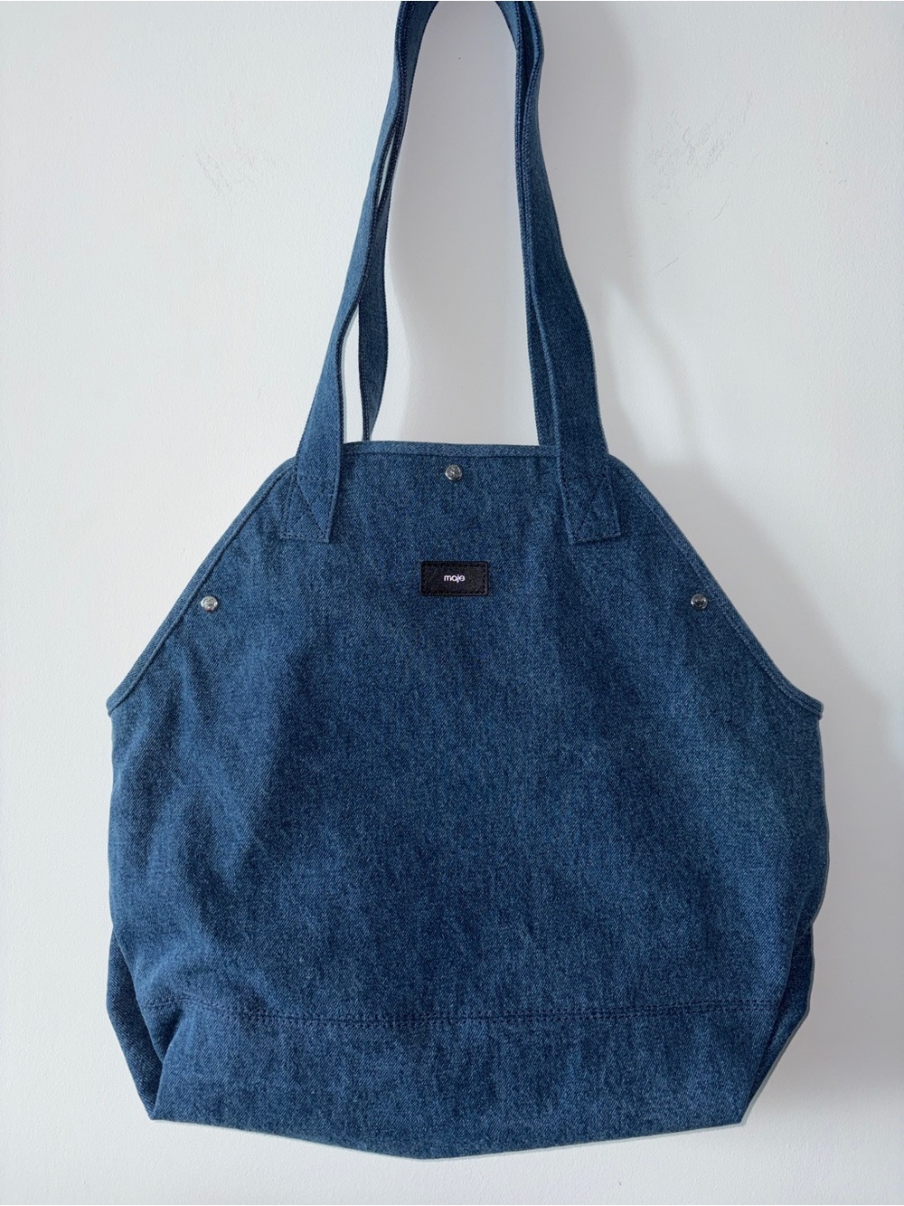 Maje Blue Denim Tote Bag